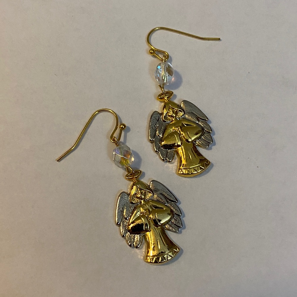 Vintage & Re-styled Angel earrings